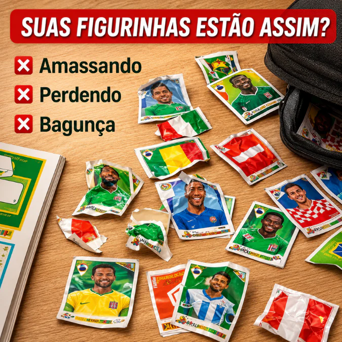 Porta Figurinhas Copa 2026 - Vista 2