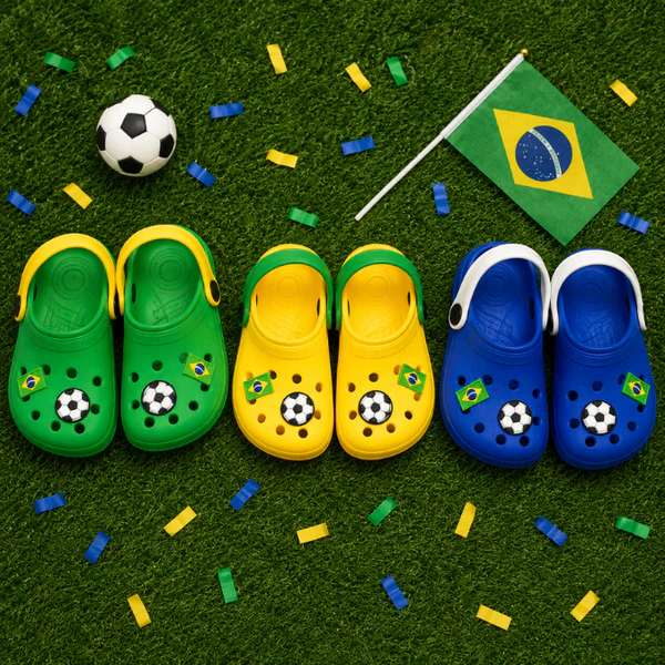 Sandália Babuche Infantil Brasil Copa do Mundo 2026